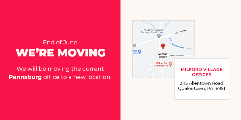 New Location - Maple Glen and Upper Dublin, PA