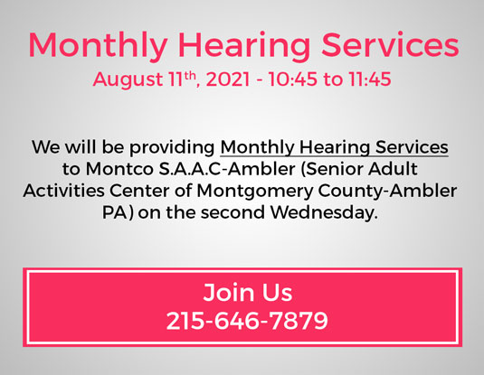 Monthly Hearing Services and Hearing Presentation