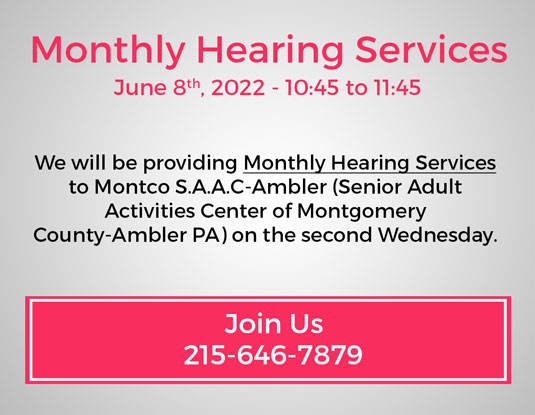 Monthly Hearing Services and Hearing Presentation