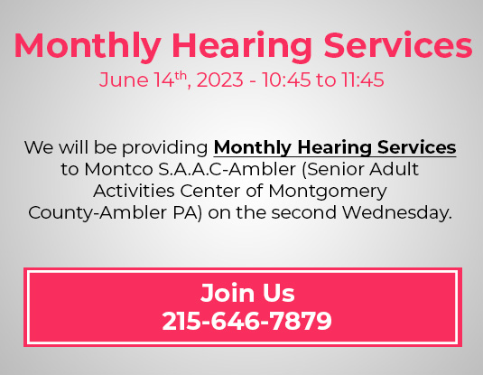 Monthly Hearing Services and Hearing Presentation