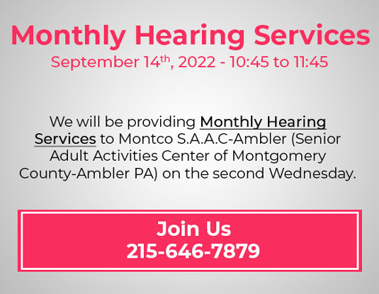 Monthly Hearing Services and Hearing Presentation